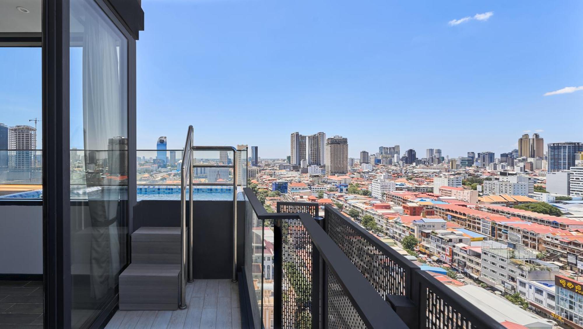 Luxcity Hotel & Apartment Phnompen Kültér fotó